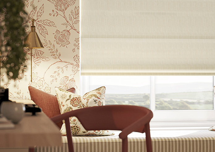 Braemar, Light Ecru - Twist&Fit Roman Blind - Image 5